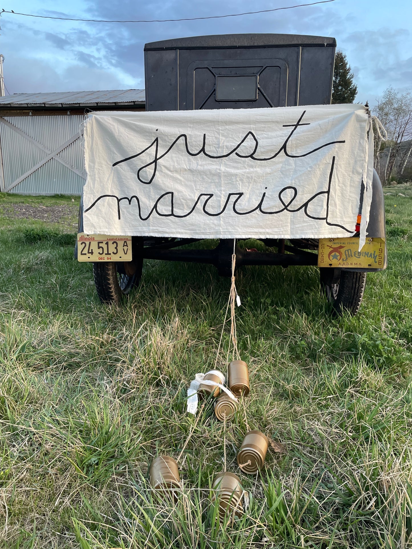 "Just Married" Sign