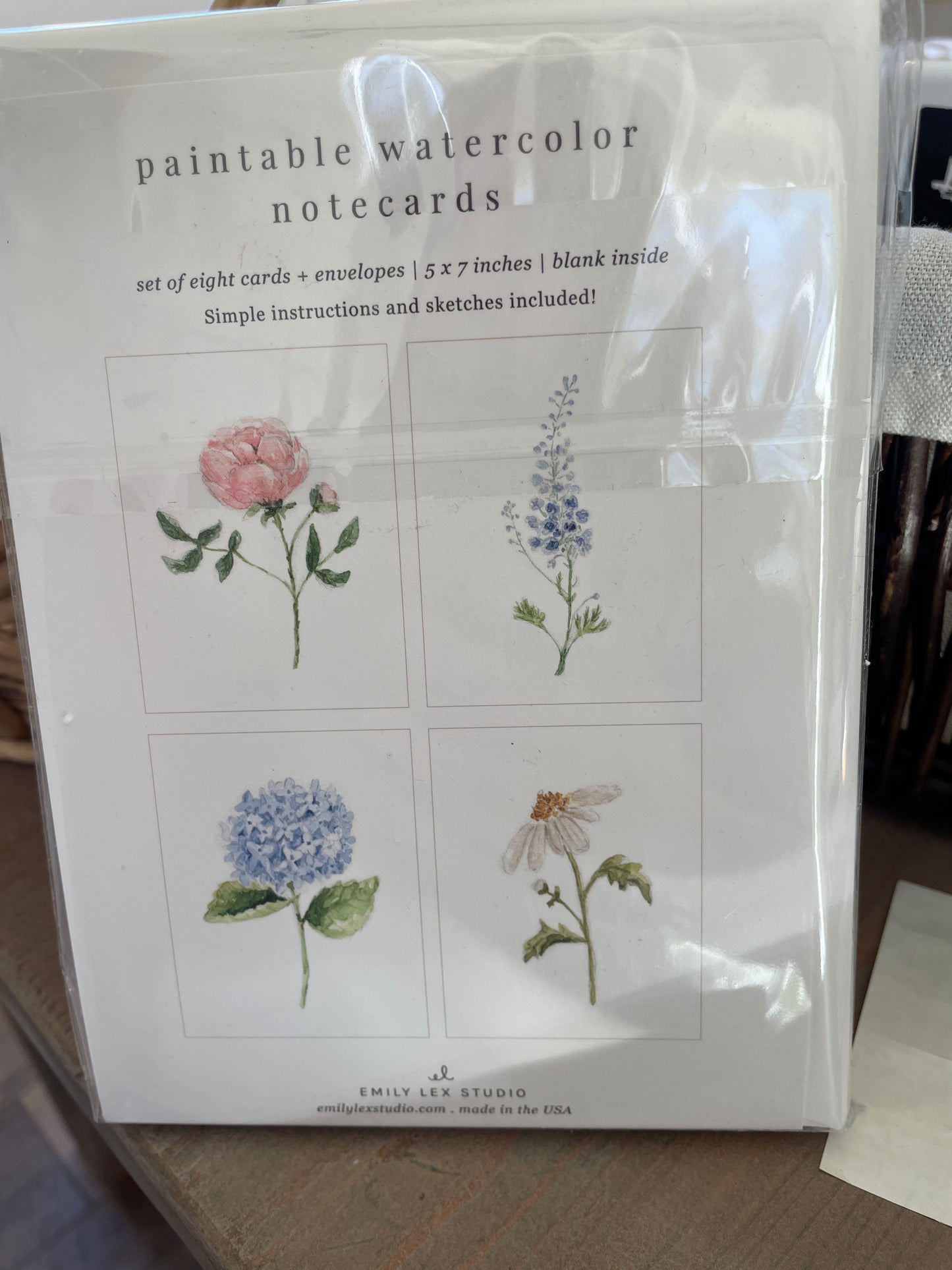 Paintable Note Cards