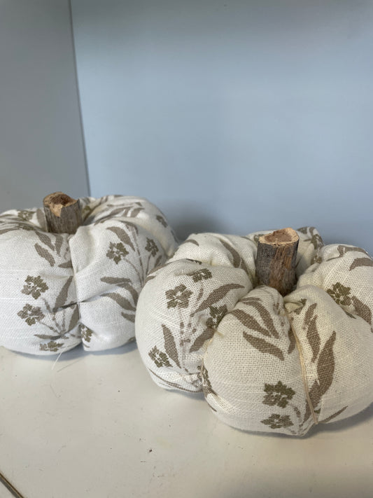 Fabric Pumpkins