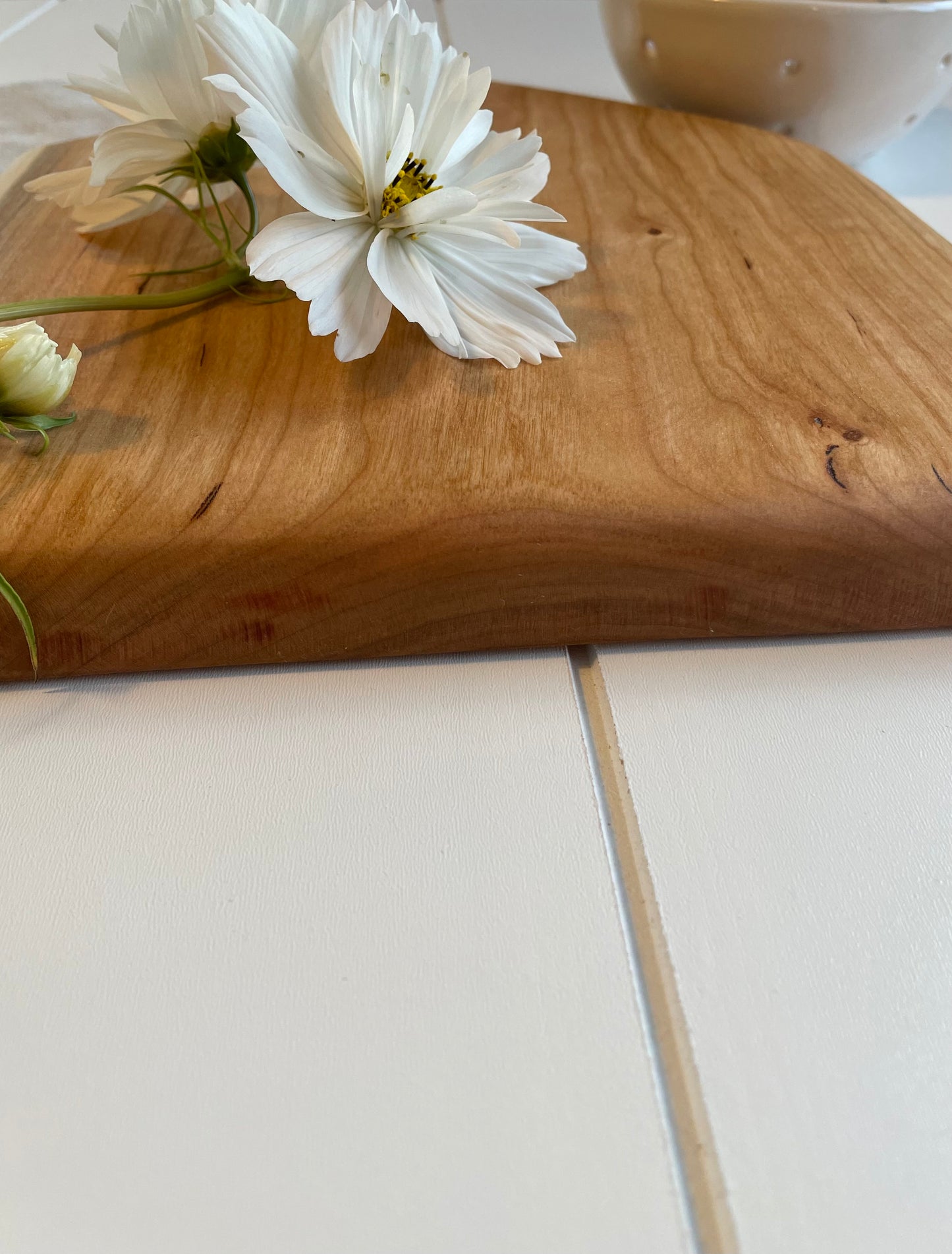 100% Natural Wood Serving Board- Charcuterie Board- Cheese Board- Bread Board- Meat Board